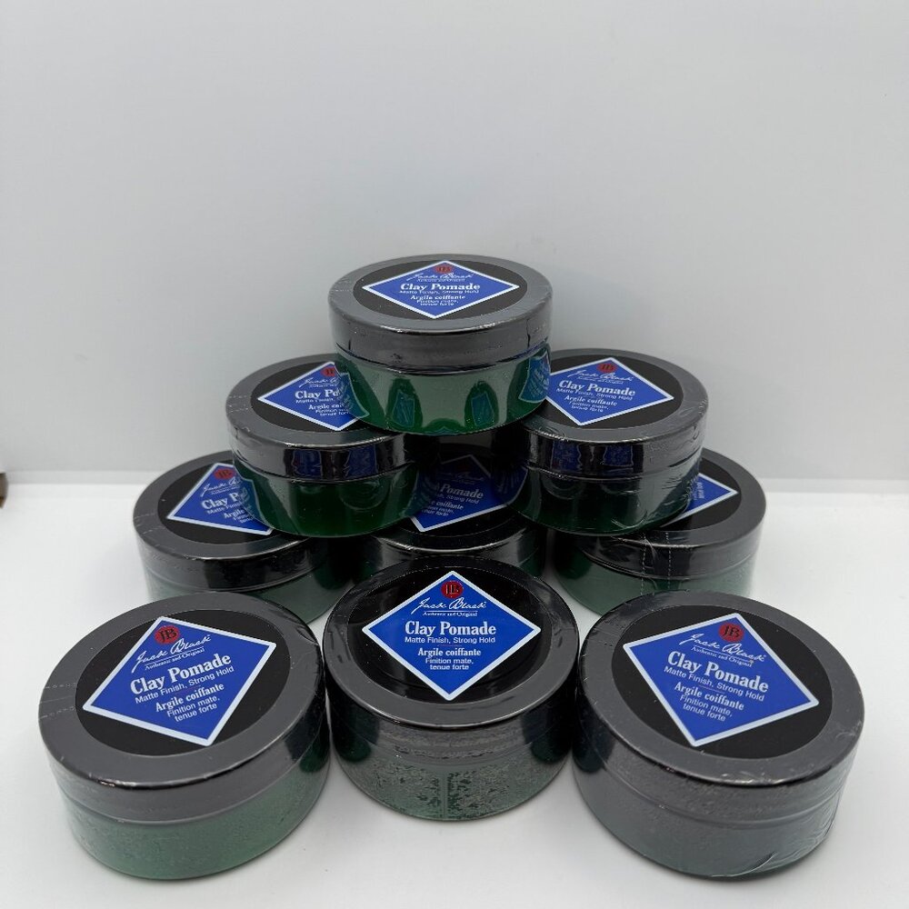 Jack Black Clay Pomade Matte Finish,Strong Hold 2.75 fl oz LOT 9PCS